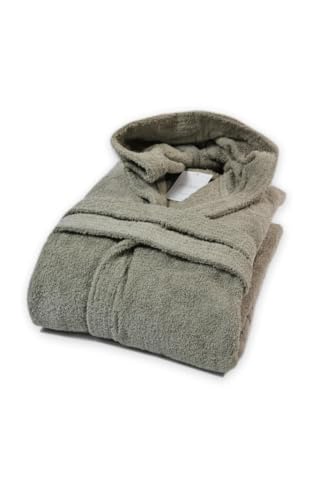 Peignoir éponge pur coton de qualité supérieure taille S pour un séchage doux