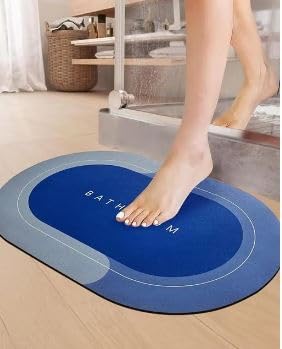 non-slip absorbent bathroom floor mat set – quick dry soft rugs | bath area, floor mat