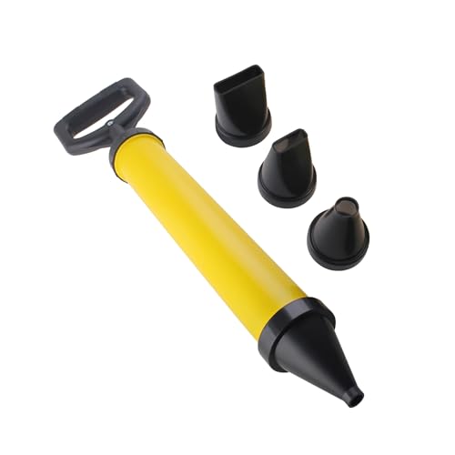 KITISUNI モルタルガン セメント スプレーヤ モルタル注入器 4種ノズル付 充填ツール 耐久性 手動 コンクリート建築 補修 DIY 修理 石垣 外塀