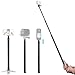 Produktbild KoveYzao 56-295CM Ausziehbarer Selfie-Stick, Unsichtbarer Kohlefaser-Verlängerungsstab, mit 1/4-Zoll-Kamera- und Stativgewinde, mit Sicherem Drehverschluss, für Insta 360 und Action-Kameras