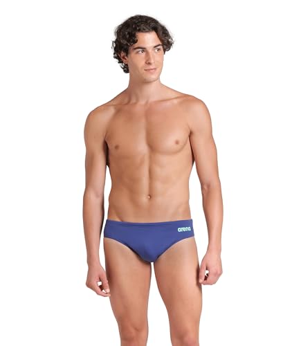 Image of Arena Men's Team Solid Swim Brief MaxLife Athletic Swimwear Professional Swimsuit Bathing Suit