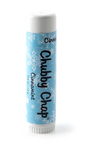 Chubby Jumbo Natural Chapstick - .5 Ounce Lip Balm (Cinnamint)