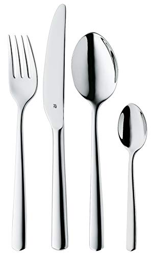 WMF Boston - Cubertería Cromargan Acero Inoxidable, Acabado Pulido, 24 Piezas para 6 Comensales
