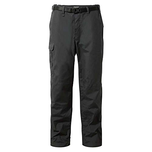 Craghoppers Mens Kiwi Winter Lined Trousers Black Pepper 36S