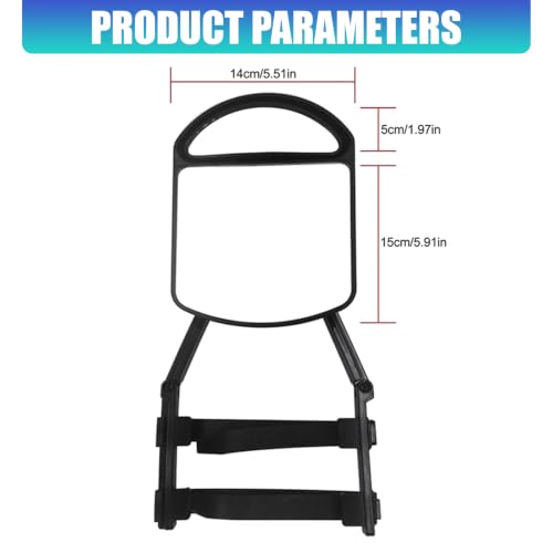 Extensores de visión lateral para autocaravanas con soporte de correas ajustable 2