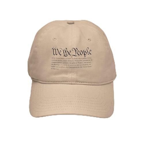 CafePress U.S. Constitution Cap Unique Adjustable Baseball Hat Khaki