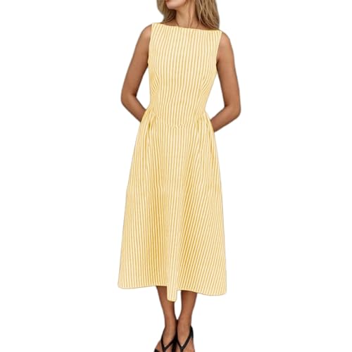 Robe d'été tendance à rayures pour vos journées de plage et balades