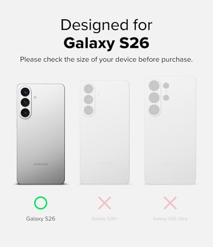 Image of Ringke Fusion for Samsung Galaxy S26 Case Back Cover [Compatible with MagSafe] [Scratch-Resistant] Slim Transparent Shockproof Bumper Protective - Magnetic Clear