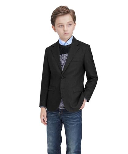 Tweed Herringbone Boys Blazer Classic Jacket for Boy Casual Jacket Formal Tweed Patterned Sport Coat4