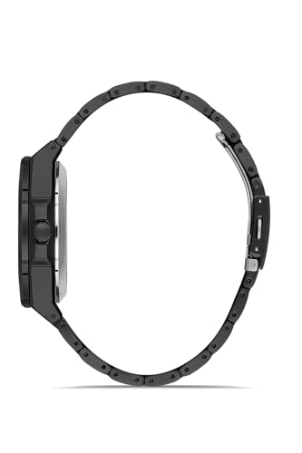 Image of Ferro Designed in Italy Acqua Analog Black Round Dial Men's Watch - FM31443A-G