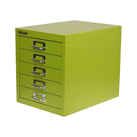 Bisley 5 Drawer Green Steel Cabinet Cover