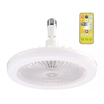 Luminária Led Com Ventilador Fanmaster Com Controle Remoto