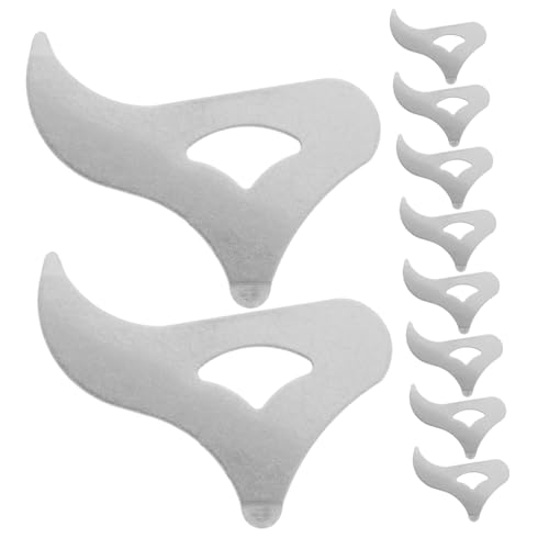 GETAJGHSD 10個 ステンレス製堅牢ナッツクラッカー 軽量コンパクト夏威夷果くるみ割り器 家用開果器 簡単操作便利キッチンツール