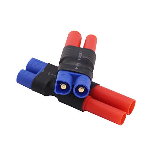 3 Adaptadores EC3 macho a HXT 4mm con carcasa miniatura 4