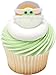 DECOPAC Star Wars The Mandalorian The Child Rings, Cupcake Decorations, Food Safe Cake Toppers – 24 Pack