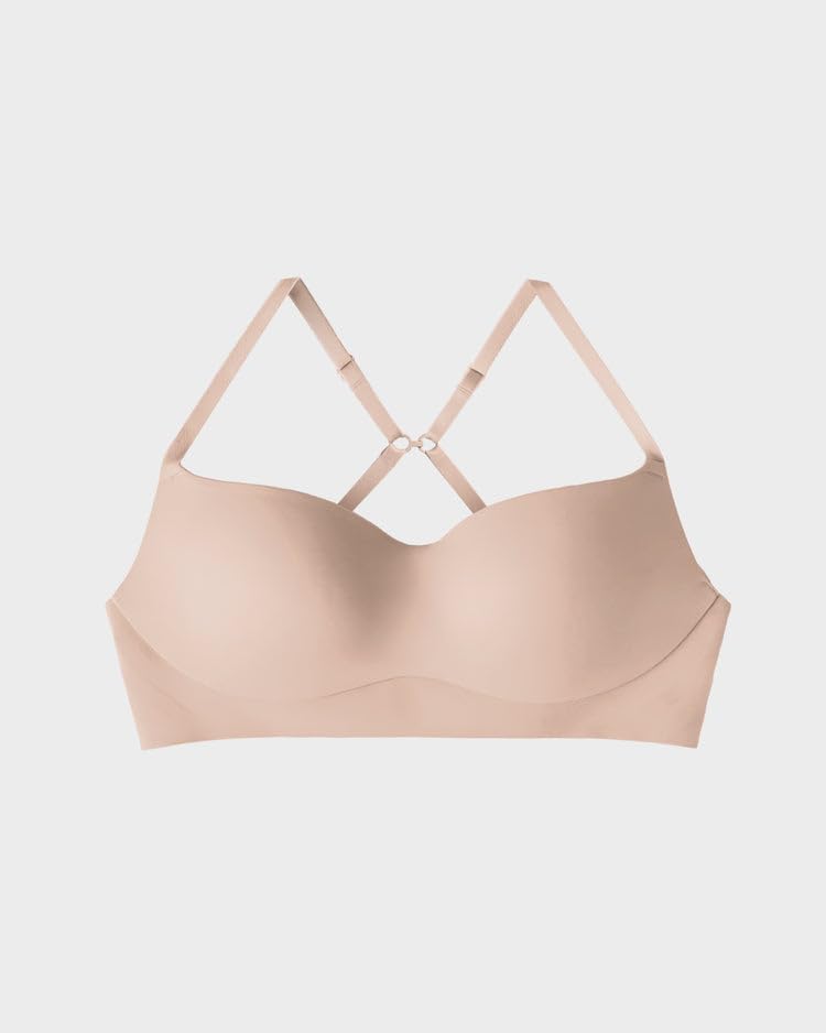 EBY Ultimate All Day Balconette Push Up Bra for Women - Sexy, Seamless, Wireless Comfort Bra with Flattering Lift3