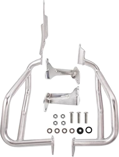 Pare-chocs moto CRF1100L Africa Twin argent : protection premium acier