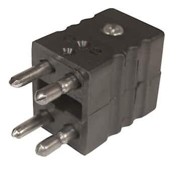 Conector de termopar tipo J dual estándar macho Digi-Sense