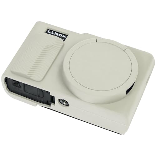 Funda de silicona para cámara Panasonic ZS99 blanca