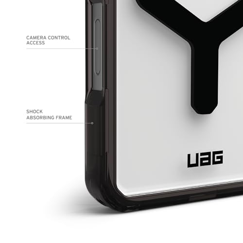 Image of URBAN ARMOR GEAR UAG Designed for iPhone 16 Pro Case 6.3 inch Plyo - Compatible with MagSafe Charging Rugged Slim Anti-Yellowing Transparent Clear Shockproof Military Grade Protective Cover, Black /Black