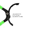 OEMTOOLS 25320 Oil Filter Wrench Pliers, Oil Filter Removal Tool for Removing 2-1/2 to 4-5/8 Filters in Tight Spaces, Slip Joint Design, Forged Steel Jaws, Non-Slip Teeth, Cushioned Handles