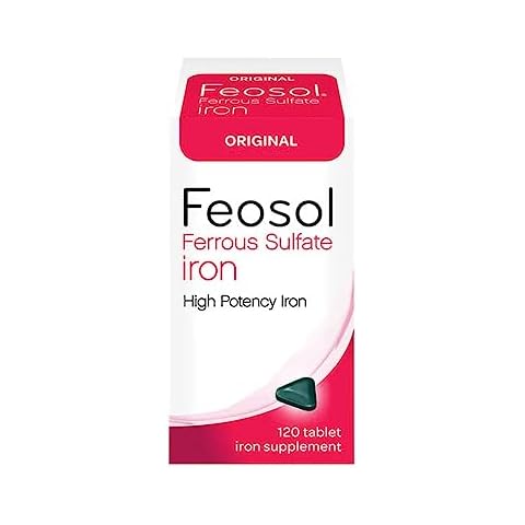Feosol Original Ferrous Sulfate Iron Supplement , 120 CT (Pack of 3) Cover