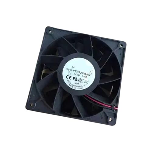 Ventilateur 120 120 38MM 24VDC PFB1224UHE pour refroidissement industriel efficace