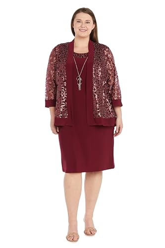 Image of R&M Richards Women's The Opulence Jacket Dress