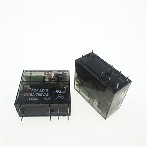 Relais électromécanique 24V HF115FP A24-2Z4B 24VAC 8A 8PIN haute durabilité