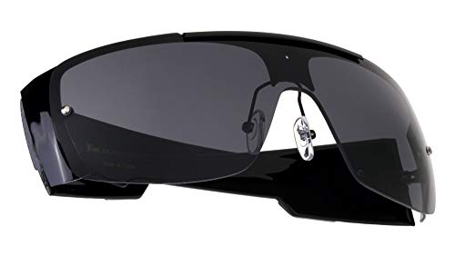 Khan Wedge - Rimless One Piece Shield Sunglasses2