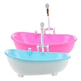 HOMOBABE 2個電動ミニ浴槽カップ プラスチック製 耐久性あり 飲料用ミニバスタブカップ おしゃれな装飾プロップ 湯専用マグとして