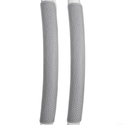 Zilimontt Cubierta para manija de puerta de refrigerador, protector de piel sintética para frigorífico, horno, lavavajillas, diseño antideslizante anticolisión, lavable y fácil de (gris oscuro)