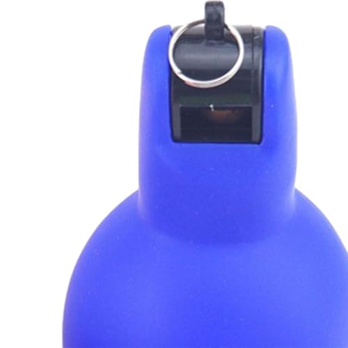 Silbato deportivo Menolana de PVC azul liviano miniatura 4