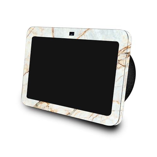 Image of Glossy Glitter Skin Compatible with Amazon Echo Show 8 (3rd Gen, 2023) - Antique Marble - Premium 3M Vinyl Protective Wrap Decal Cover - Easy to Apply, Crafted in The USA by MightySkins