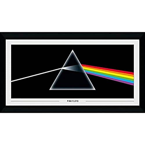 GB eye LTD PFQ007 , Pink Floyd, Dark Side, Framed Print 50x100cm, Wood, Various, 55 x 105 x 1.8 cm