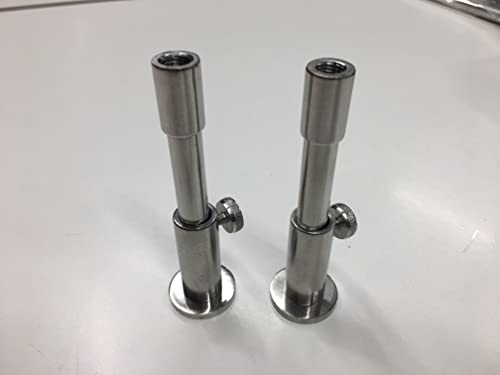 Supports de scène TMC en acier inoxydable avec écrous et inserts