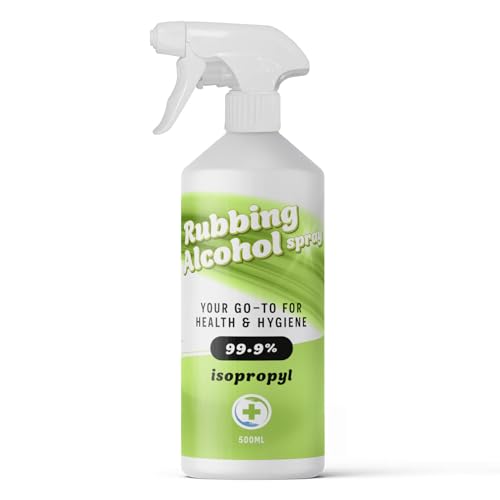 Rubbing Alcohol 500ml Spray 99% Pure Isopropanol IPA for Cleaning Medical Use Electronics Glass De-icer Painting