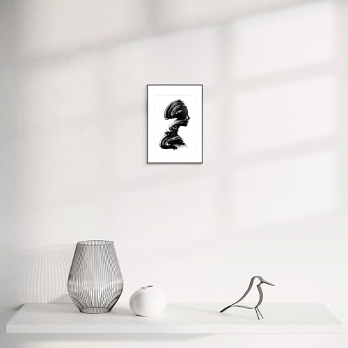 Hesmor 10 X 14 Inch Picture Frame Black Aluminum Acrylic Photo Frames 4 Packs Wall Hanging Post Frame With Plexiglass Window For Display, Landscape Or Portrait With Mat For 8 X 12 Inch - 8