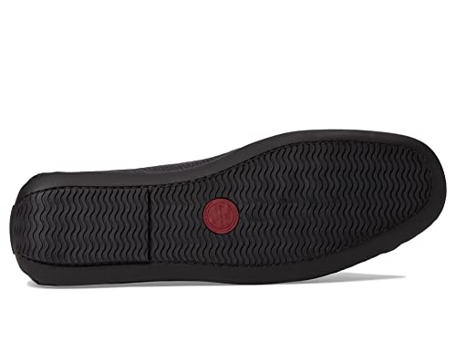 Image of Marc Joseph New York Park Avenue Dress Loafers for Men - Leather Construction - Moc Toe Silhouette - Slip-on Style Navy Grainy 10.5 M