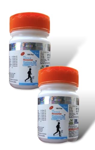 LISk18 PHBL Rheumacure Plus Tablets - Painrelief - SET OF 2 Bottles- 2 MONTHS PACK