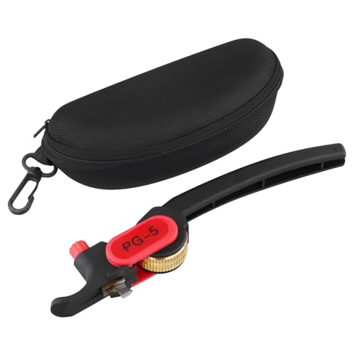 QWORK® Pinces à dénuder, pince à dénuder à roue à cliquet PG-5, pour câbles de plus de 25 mm de diamètre