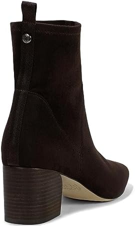Donald Pliner Women's Birmingham Stretch Suede Mid Calf Boot, Dark Brown, 8 | Image 1