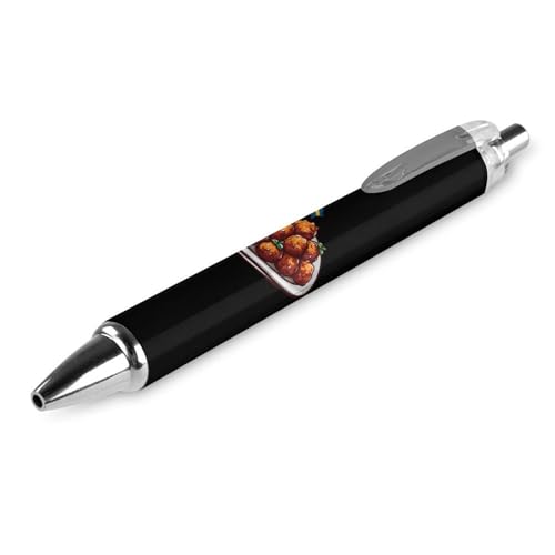 Penna a sfera svedese con polpette svedesi, penna a sfera retrattile, penna a sfera retrattile, penne da ufficio, penne da lavoro, articoli di cancelleria, 1 pezzo