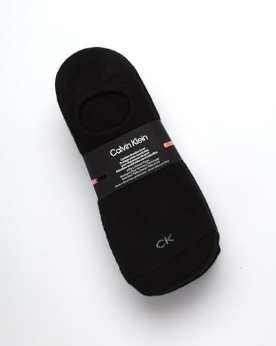 Image of Calvin Klein Womens No Show Socks - 6 Pack Lightweight Cotton Blend Invisible No Slip Sneaker Liners Athletic Socks for Women