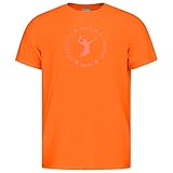 HEAD Camiseta We Are Padel Hombre Camisa, Orange, XXX-Large