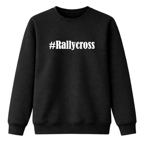 Sweat-shirt Rallycross confortable contre le froid pour homme femme enfant noir