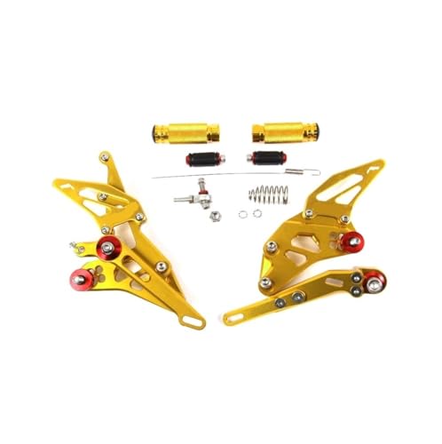 Plaque Repose-pieds Arrière Réglables CNC à Grip Maximal pour Moto GSXR1000