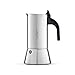 Bialetti 0001685 Cafetière italienne (Induction), Acier Inoxydable, Argent, 10 Tasses