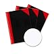 Bantex Notizbuch A4 blanko, 192 Seiten, 70 g/m², Hardcover, schwarz, 3 Stück