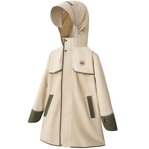 Image of KOCOTREE Lightweight Kids Raincoat Waterproof Outwear Breathable Rainwear for Boys, Girls